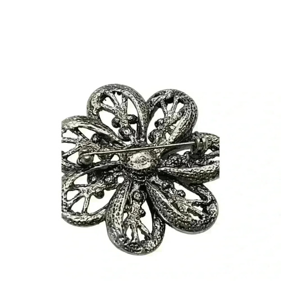 Premier Design Rhinestone Brooch 2 inches - Picture 6 of 6